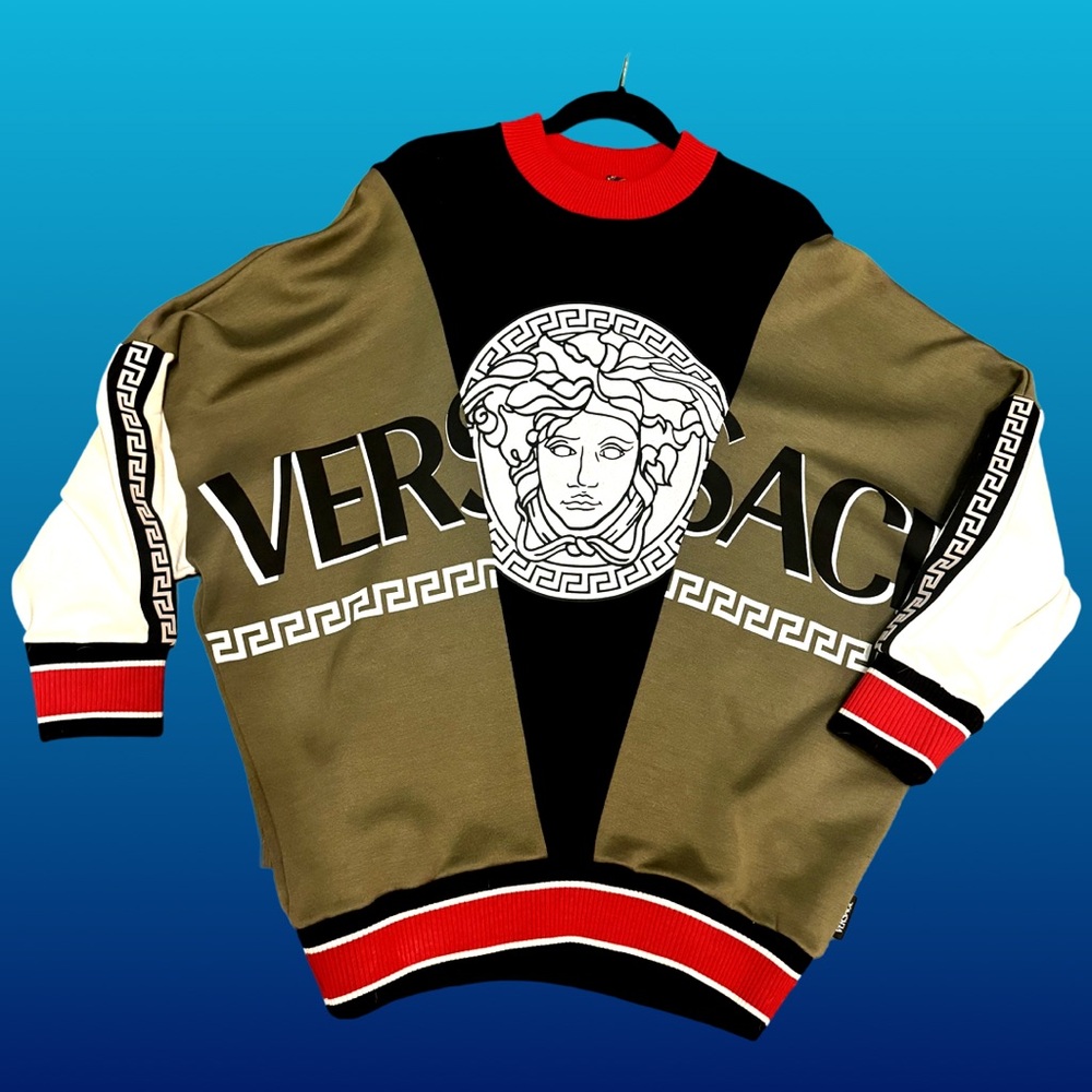 Versace Medusa Logo Crewneck Sweatshirt